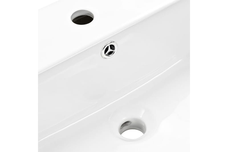 Handfat väggmonterat keramik 500x450x410 mm vit - Vit - Hus & renovering - Kök & bad - Badrum - Tvättställ & handfat - Enkelhandfat