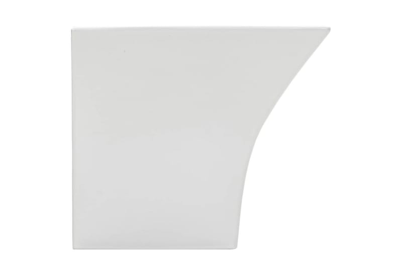 Handfat väggmonterat keramik 500x450x410 mm vit - Vit - Hus & renovering - Kök & bad - Badrum - Tvättställ & handfat - Enkelhandfat