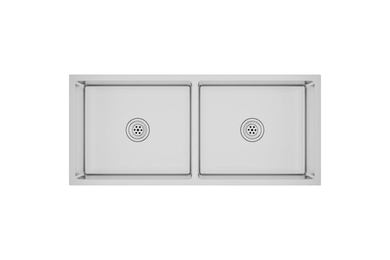 Handgjord diskho rostfritt stål - Silver - Hus & renovering - Kök & bad - Badrum - Tvättställ & handfat - Enkelhandfat
