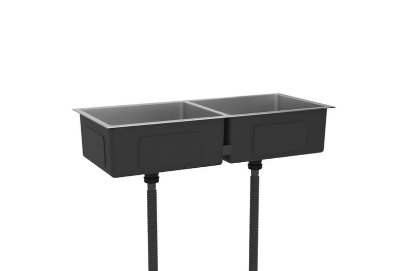 Handgjord diskho rostfritt stål - Silver - Hus & renovering - Kök & bad - Badrum - Tvättställ & handfat - Enkelhandfat