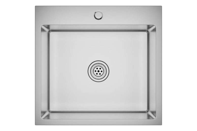 Handgjord diskho rostfritt stål - Silver - Hus & renovering - Kök & bad - Badrum - Tvättställ & handfat - Enkelhandfat