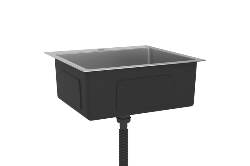 Handgjord diskho rostfritt stål - Silver - Hus & renovering - Kök & bad - Badrum - Tvättställ & handfat - Enkelhandfat