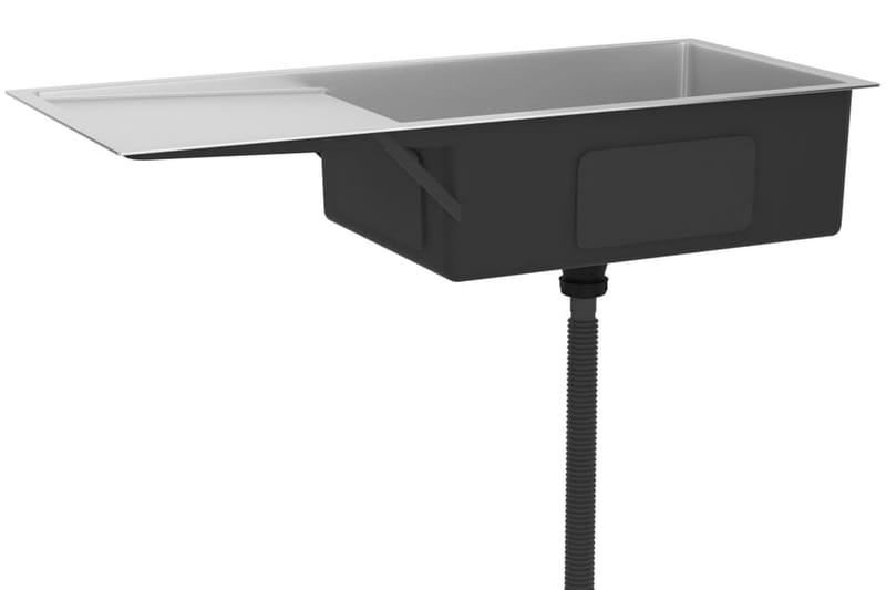 Handgjord diskho rostfritt stål - Silver - Hus & renovering - Kök & bad - Badrum - Tvättställ & handfat - Enkelhandfat