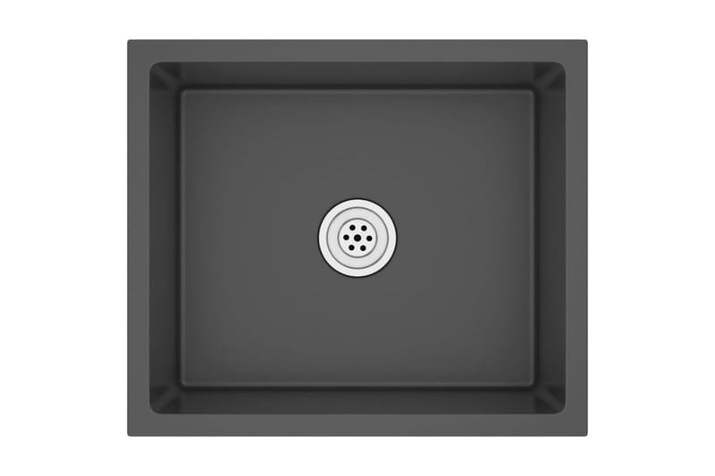 Handgjord diskho svart rostfritt stål - Svart - Hus & renovering - Kök & bad - Badrum - Tvättställ & handfat - Enkelhandfat