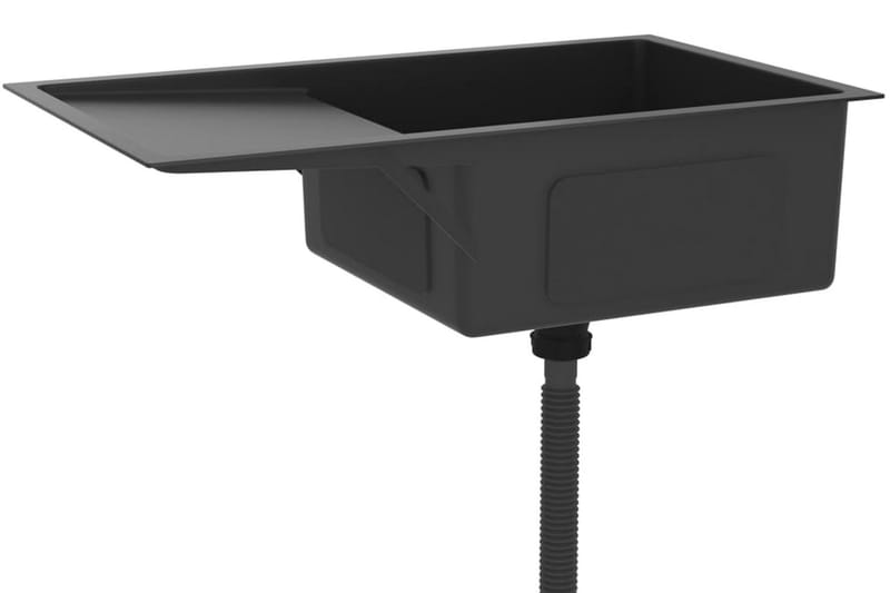 Handgjord diskho svart rostfritt stål - Svart - Hus & renovering - Kök & bad - Badrum - Tvättställ & handfat - Enkelhandfat