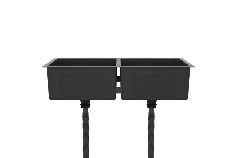 Handgjord diskho svart rostfritt stål - Svart - Hus & renovering - Kök & bad - Badrum - Tvättställ & handfat - Enkelhandfat
