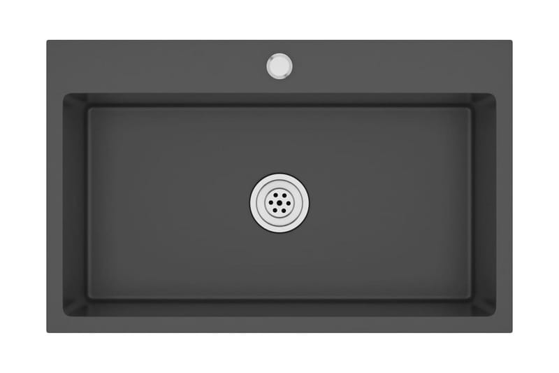 Handgjord diskho svart rostfritt stål - Svart - Hus & renovering - Kök & bad - Badrum - Tvättställ & handfat - Enkelhandfat
