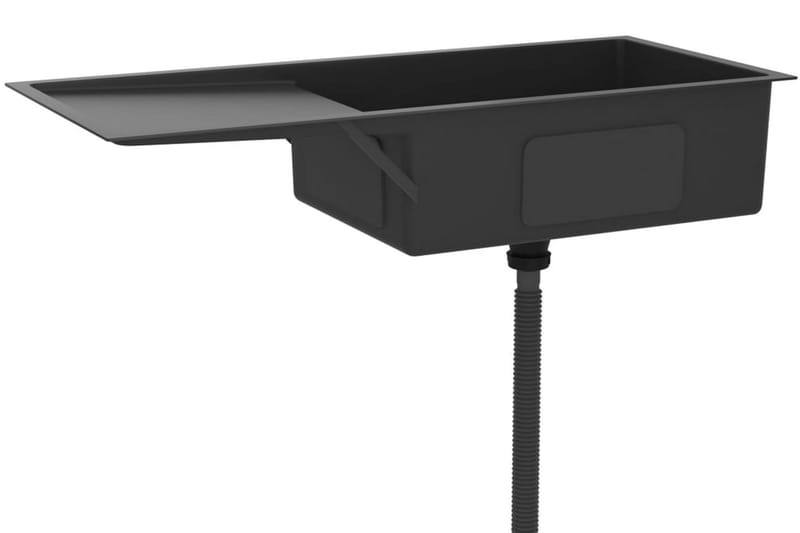 Handgjord diskho svart rostfritt stål - Svart - Hus & renovering - Kök & bad - Badrum - Tvättställ & handfat - Enkelhandfat