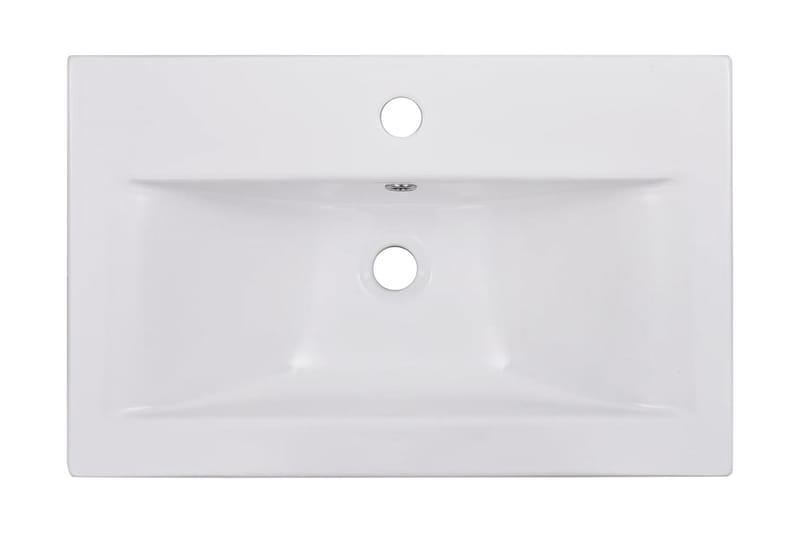 Inbyggt handfat 61x39,5x18,5 cm keramik vit - Vit - Hus & renovering - Kök & bad - Badrum - Tvättställ & handfat - Enkelhandfat