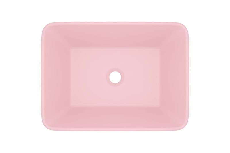 Lyxigt handfat matt rosa 41x30x12 cm keramik - Rosa - Hus & renovering - Kök & bad - Badrum - Tvättställ & handfat - Enkelhandfat