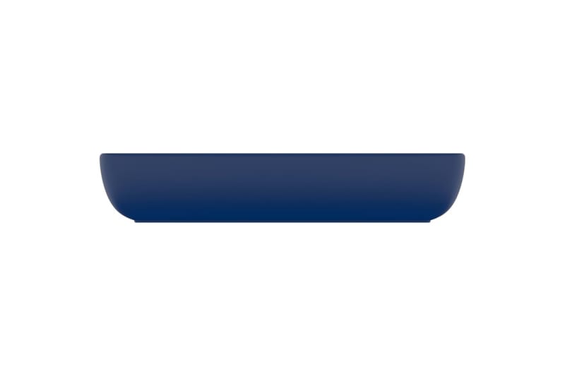 Lyxigt rektangulärt handfat matt mörkblå 71x38 cm keramik - Blå - Enkelhandfat