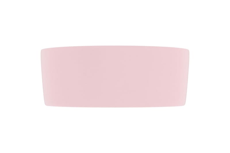 Lyxigt runt handfat matt rosa 40x15 cm keramik - Rosa - Hus & renovering - Kök & bad - Badrum - Tvättställ & handfat - Enkelhandfat