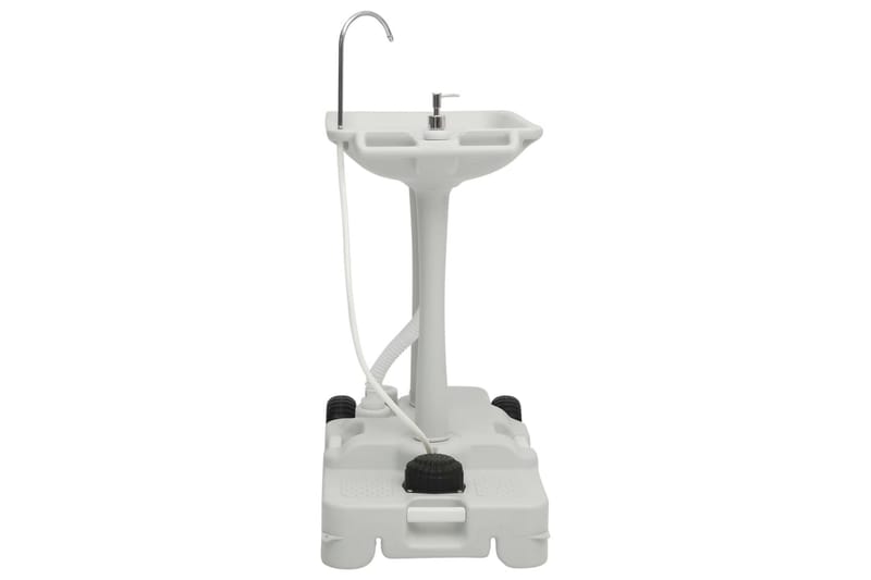 Portabelt campinghandfat med tvålpump 35 L - Grå - Hus & renovering - Kök & bad - Badrum - Tvättställ & handfat - Enkelhandfat