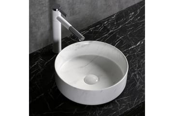 Runt tvättställ 36cm Vit - Hus & renovering - Kök & bad - Badrum - Tvättställ & handfat - Enkelhandfat
