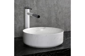 Runt tvättställ 36cm Vit - Hus & renovering - Kök & bad - Badrum - Tvättställ & handfat - Enkelhandfat