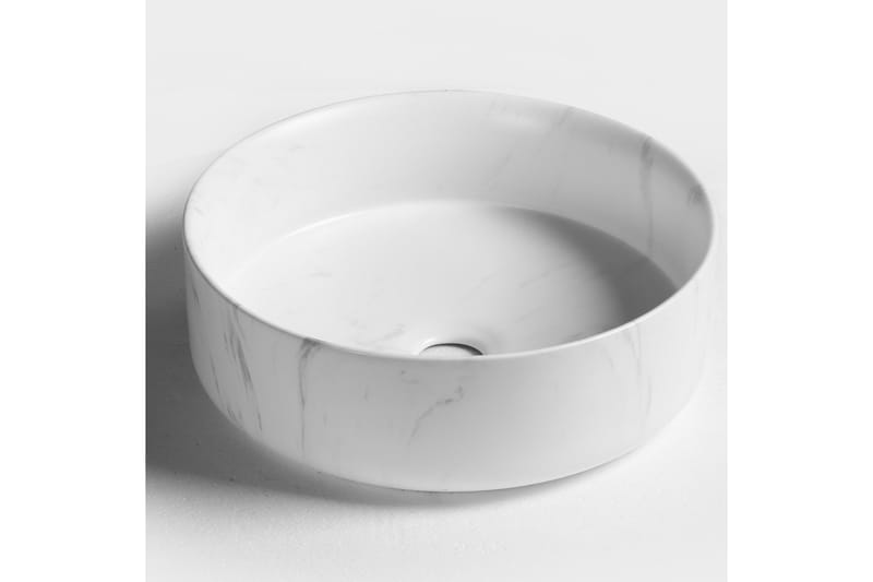 Runt tvättställ 36cm Vit - Hus & renovering - Kök & bad - Badrum - Tvättställ & handfat - Enkelhandfat