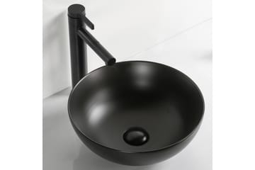 Skålformat handfat 40 cm Svart - Hus & renovering - Kök & bad - Badrum - Tvättställ & handfat - Enkelhandfat
