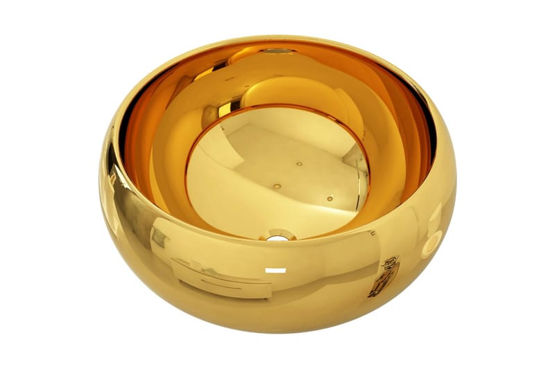 Handfat 40x15 cm keramik guld - Guld - Enkelhandfat