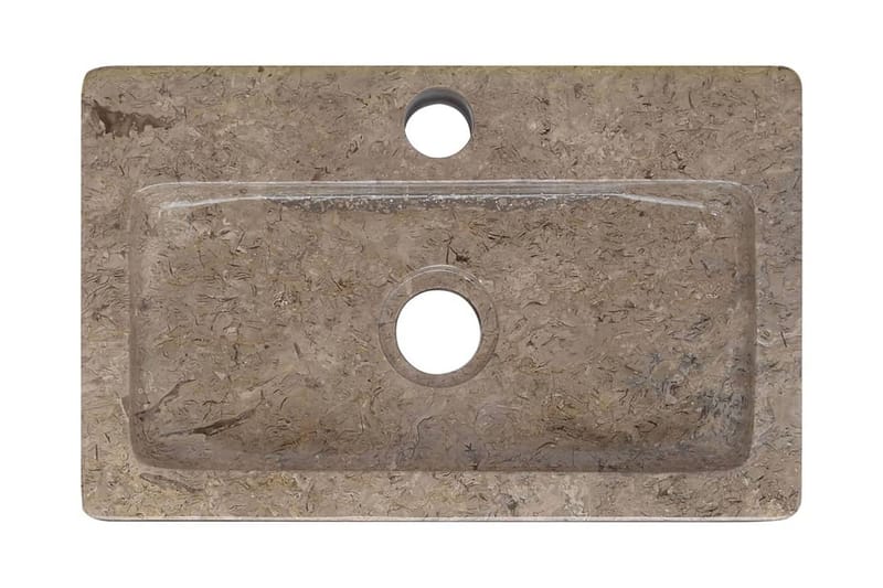 Handfat grå 38x24x6,5 cm marmor - Grå - Hus & renovering - Kök & bad - Badrum - Tvättställ & handfat - Enkelhandfat