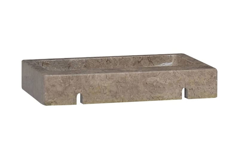 Handfat grå 38x24x6,5 cm marmor - Grå - Hus & renovering - Kök & bad - Badrum - Tvättställ & handfat - Enkelhandfat