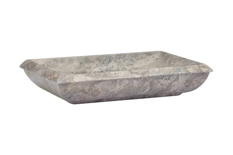 Handfat grå 50x35x10 cm marmor - Grå - Hus & renovering - Kök & bad - Badrum - Tvättställ & handfat - Enkelhandfat