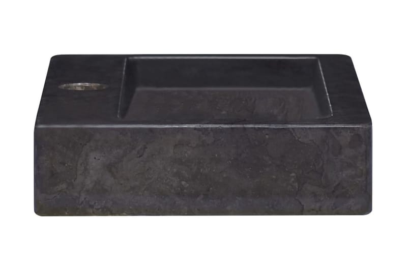 Handfat svart 38x24x6,5 cm marmor - Svart - Hus & renovering - Kök & bad - Badrum - Tvättställ & handfat - Enkelhandfat