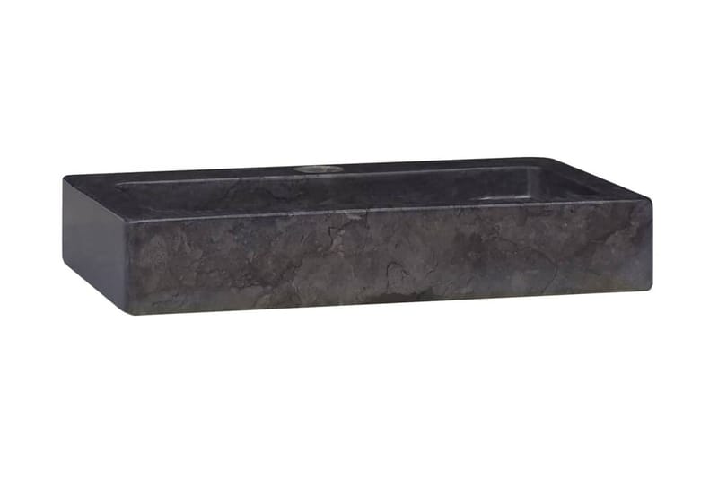 Handfat svart 38x24x6,5 cm marmor - Svart - Hus & renovering - Kök & bad - Badrum - Tvättställ & handfat - Enkelhandfat