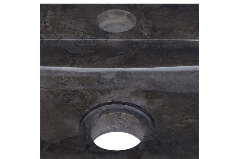Handfat svart 38x24x6,5 cm marmor - Svart - Hus & renovering - Kök & bad - Badrum - Tvättställ & handfat - Enkelhandfat