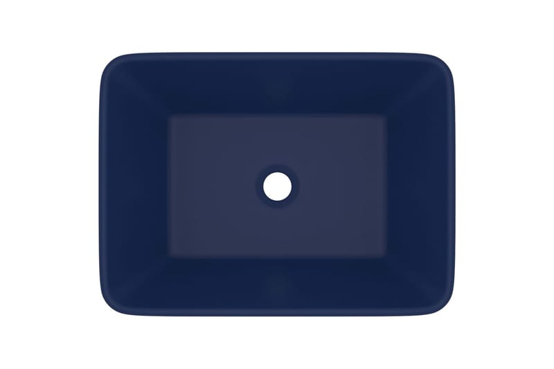 Lyxigt handfat matt mörkblå 41x30x12 cm keramik - Mörkblå - Enkelhandfat