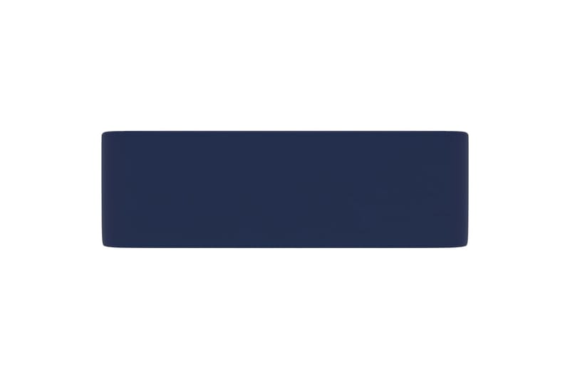 Lyxigt handfat matt mörkblå 41x30x12 cm keramik - Mörkblå - Enkelhandfat