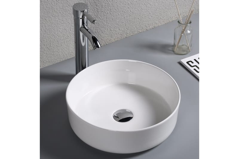 Rosanne Handfat Rund Keramik - Hus & renovering - Kök & bad - Badrum - Tvättställ & handfat