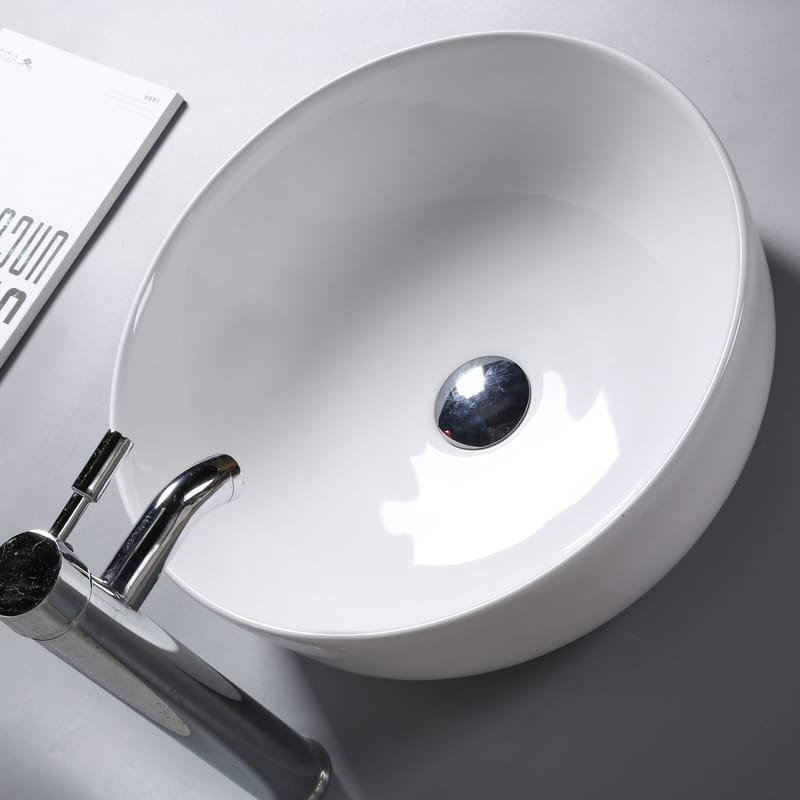 Runt fristående handfat för bänkskiva - Hus & renovering - Kök & bad - Badrum - Tvättställ & handfat - Enkelhandfat