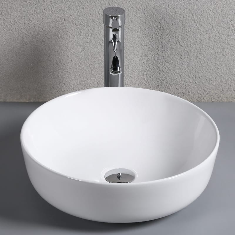 Runt fristående handfat för bänkskiva - Hus & renovering - Kök & bad - Badrum - Tvättställ & handfat - Enkelhandfat