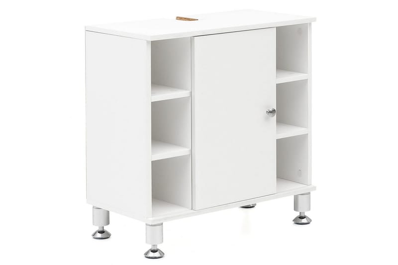 Tvättställssk�åp Wohnling Folierad spånskiva 1 dörr 6 förvaringshyllor modern - Hus & renovering - Kök & bad - Badrum - Tvättställ & handfat - Enkelhandfat