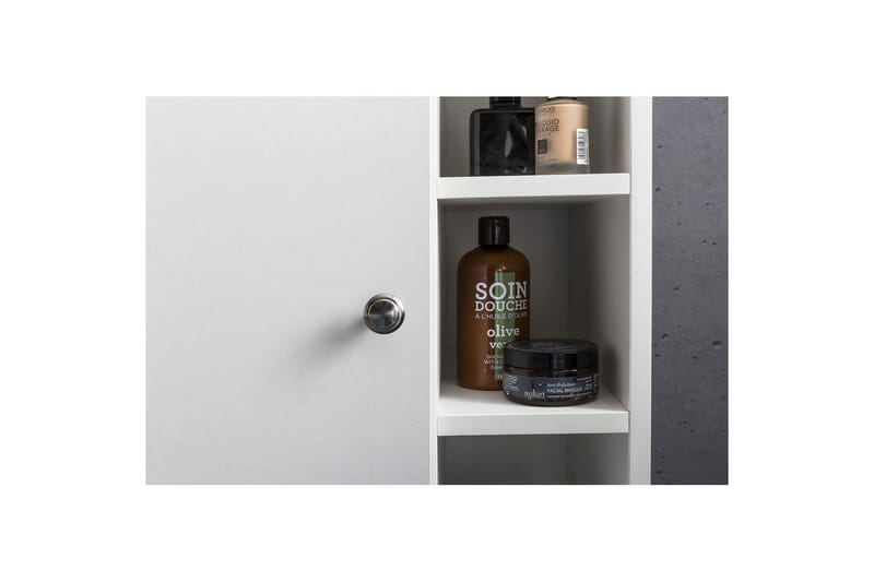 Tvättställsskåp Wohnling Folierad spånskiva 1 dörr 6 förvaringshyllor modern - Hus & renovering - Kök & bad - Badrum - Tvättställ & handfat - Enkelhandfat