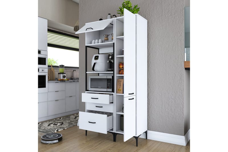 Eligius Högskåp - Vit - Hus & renovering - Kök & bad - Kök & tvättstuga