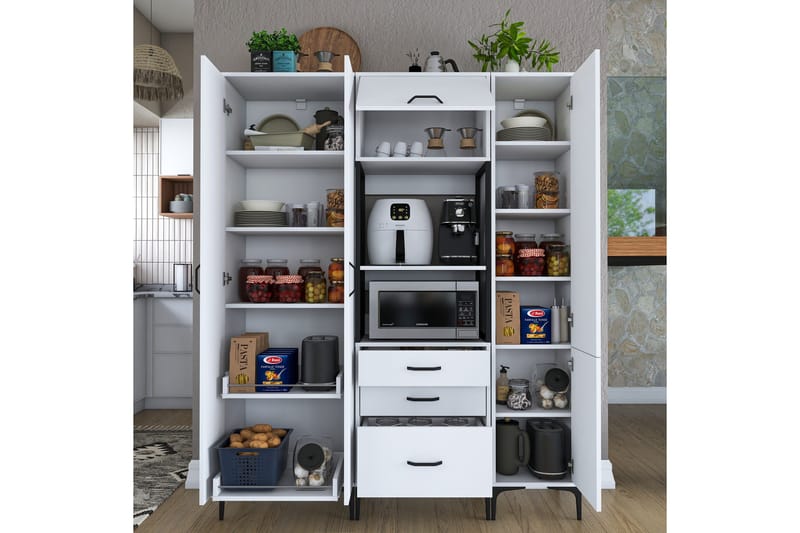 Eligius Högskåp - Vit - Hus & renovering - Kök & bad - Kök & tvättstuga