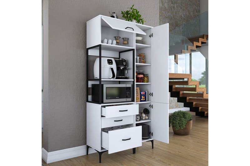 Eligius Högskåp - Vit - Hus & renovering - Kök & bad - Kök & tvättstuga