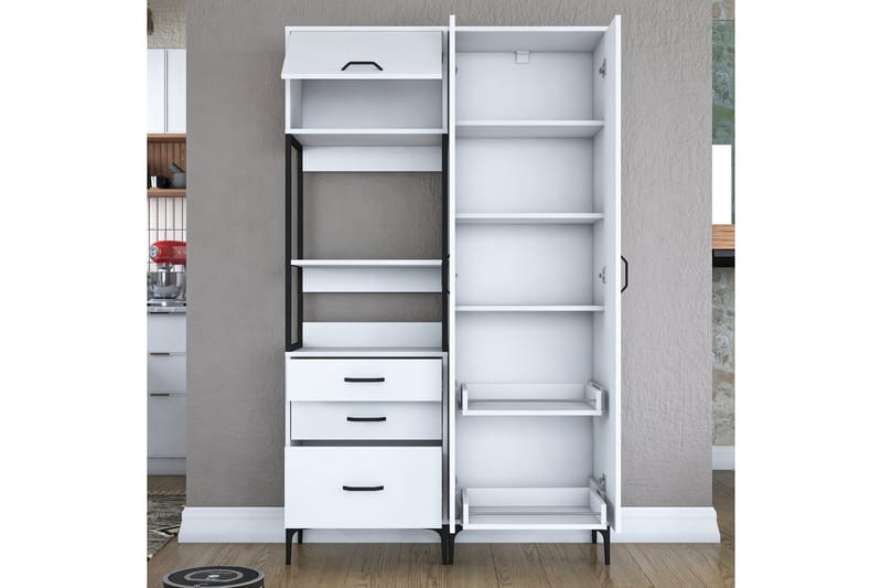 Eligius Högskåp - Vit - Hus & renovering - Kök & bad - Kök & tvättstuga