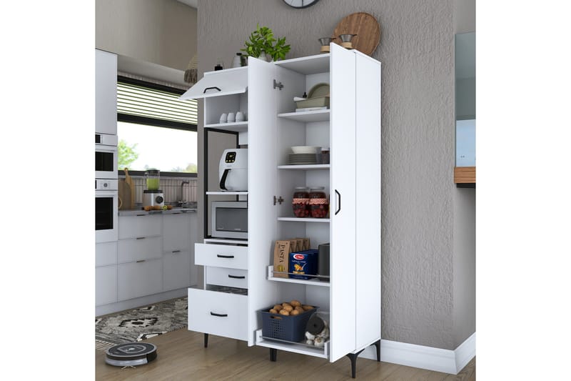 Eligius Högskåp - Vit - Hus & renovering - Kök & bad - Kök & tvättstuga