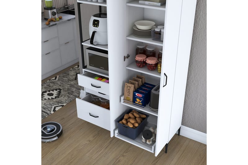 Eligius Högskåp - Vit - Hus & renovering - Kök & bad - Kök & tvättstuga