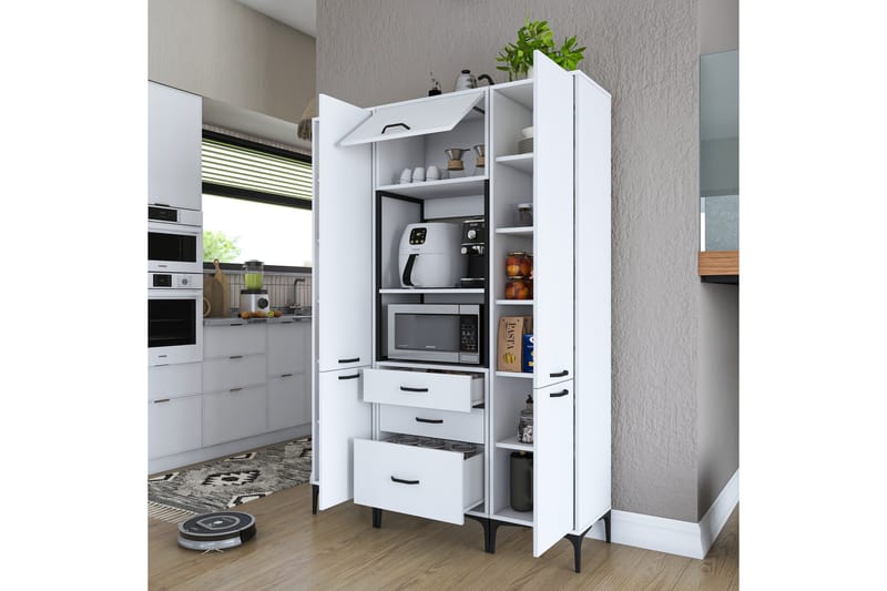 Eligius Högskåp - Vit - Hus & renovering - Kök & bad - Kök & tvättstuga