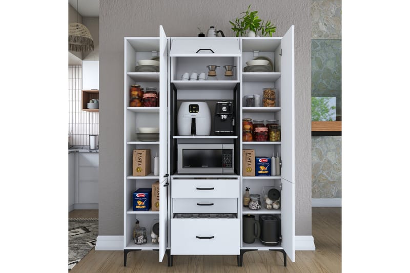 Eligius Högskåp - Vit - Hus & renovering - Kök & bad - Kök & tvättstuga