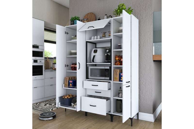 Eligius Högskåp - Vit - Hus & renovering - Kök & bad - Kök & tvättstuga