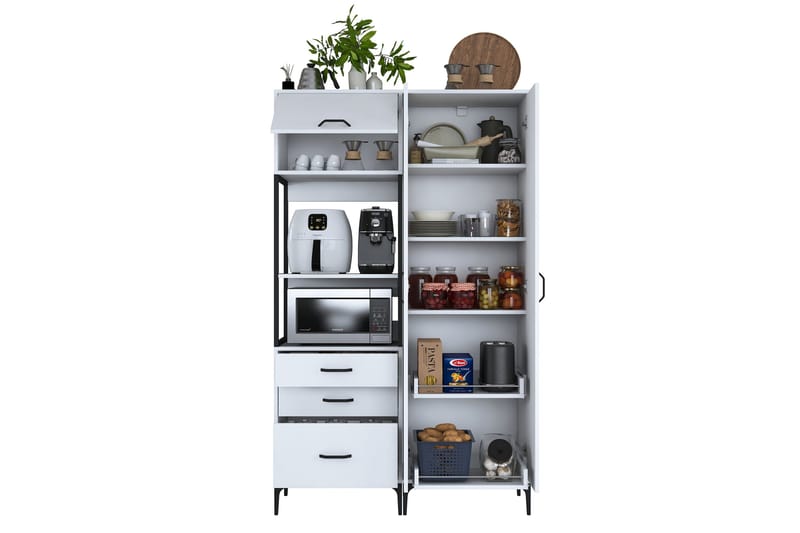 Eligius Högskåp - Vit - Hus & renovering - Kök & bad - Kök & tvättstuga