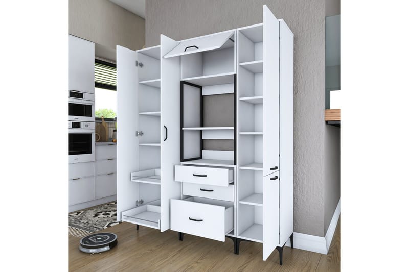 Eligius Högskåp - Vit - Hus & renovering - Kök & bad - Kök & tvättstuga