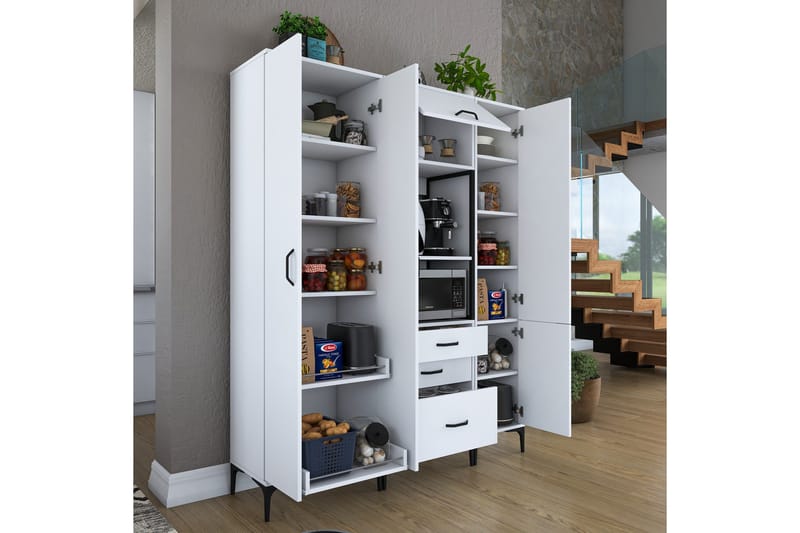 Eligius Högskåp - Vit - Hus & renovering - Kök & bad - Kök & tvättstuga