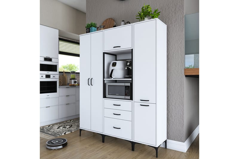 Eligius Högskåp - Vit - Hus & renovering - Kök & bad - Kök & tvättstuga