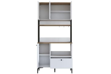 Eligius Högskåp - Vit/Valnöt - Hus & renovering - Kök & bad - Kök & tvättstuga