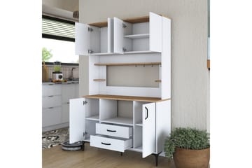 Eligius Högskåp - Vit/Valnöt - Hus & renovering - Kök & bad - Kök & tvättstuga